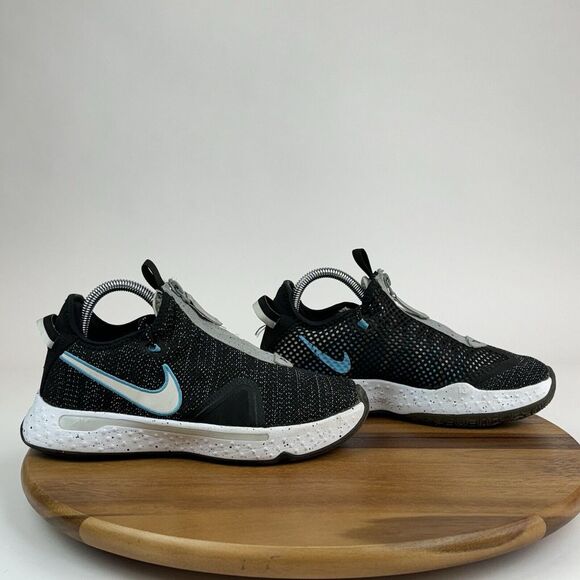 Mens Nike PG 4‎ EP Heather Black Athletic Low Basketball Sneakers Shoes Size 7 main image 5